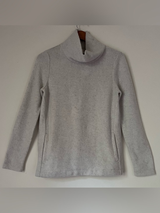 J. Crew Sweaters - J. Crew Always Women Oatmeal Beige 100% Cotton Roll Neck Turtleneck Sweater M